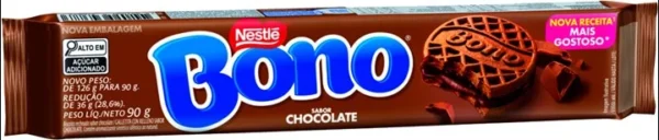 BISCOITO RECHEADO BONO NESTLÉ CHOCOLATE 90g