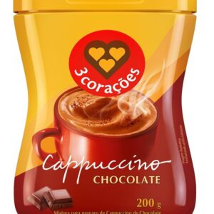 CAPPUCCINO 3 CORAÇÕES CHOCOLATE 200G