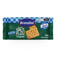 BISCOITO SALT PLUS BRANDINI ORIGINAL 360g