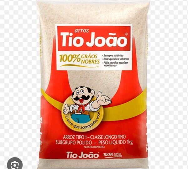 ARROZ BRANCO TIO JOÃO 1KG