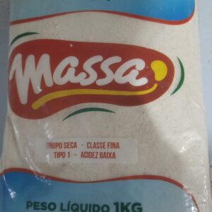 FARINHA MANDIOCA BRANCA MASSA 1kg