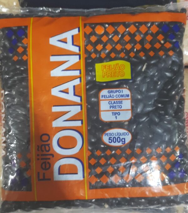 FEIJÃO PRETO DONANA 500g