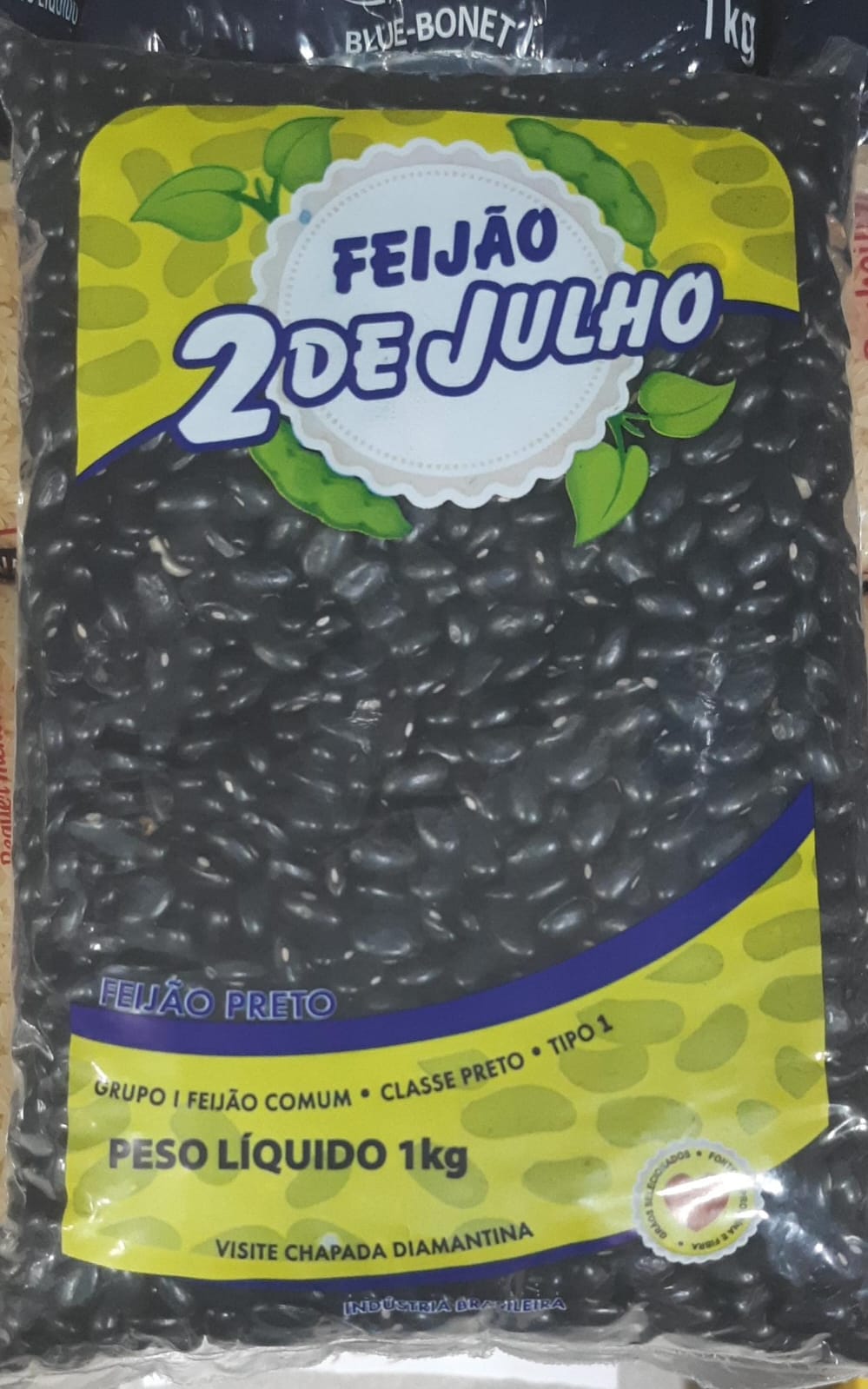 FEIJÃO PRETO 2 DE JULHO 1kg
