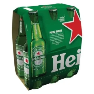 Cerveja Heineken cx c/ 6 unidades