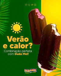 Picolé dudamel sabor Brigadeiro