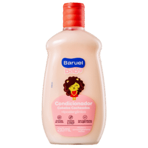 Condicionador Infantil Cabelos Cacheados 210ml – Baruel Baby