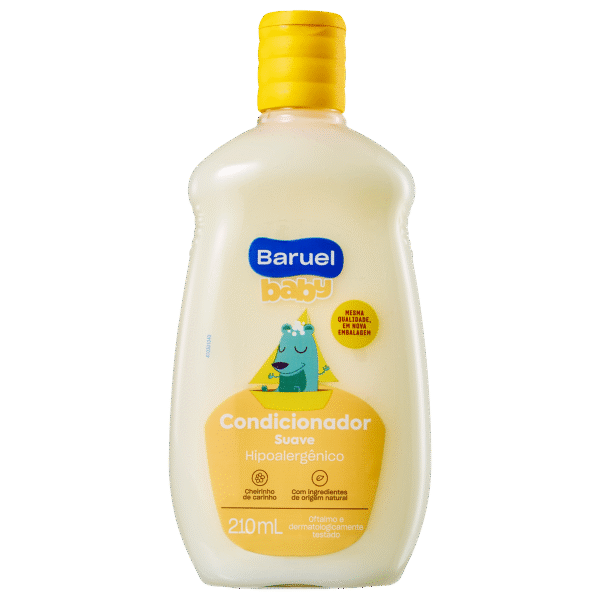Condicionador Infantil Suave 210ml – Baruel Baby