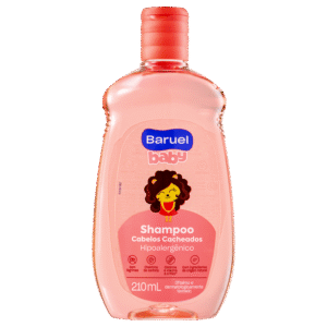 Shampoo Infantil Cabelos Cacheados 210ml – Baruel Baby