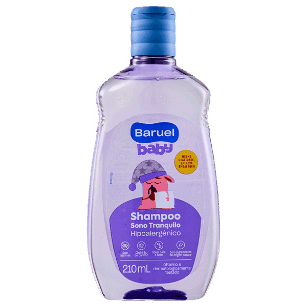 Shampoo Infantil Sono Tranquilo 210ml – Baruel Baby