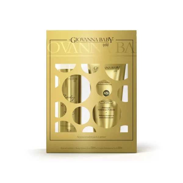 Kit Giovanna Baby Gold Body Splash 260ml + Loção Hidratante 200ml